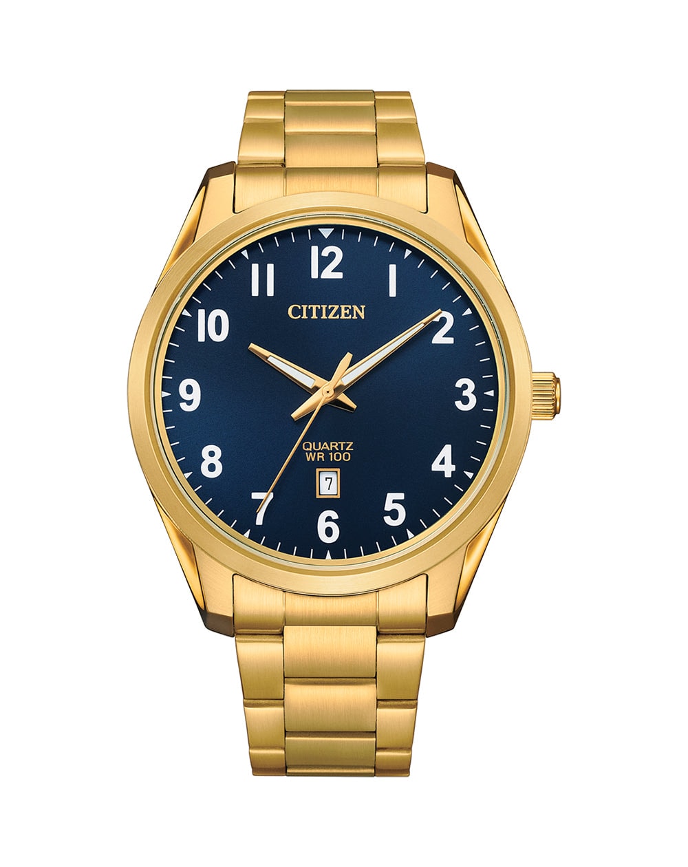Citizen Gents Analogue Gold and Blue Watch_0