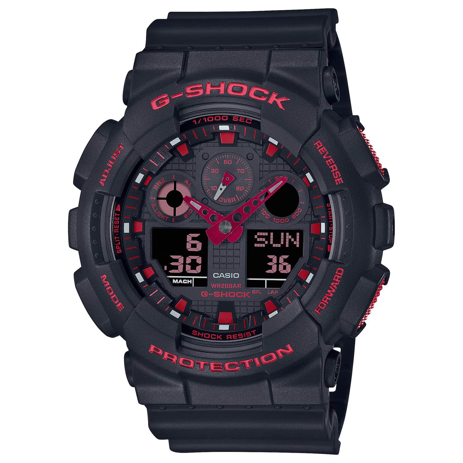 G-Shock Duo Black and Red 200mtr Watch_0