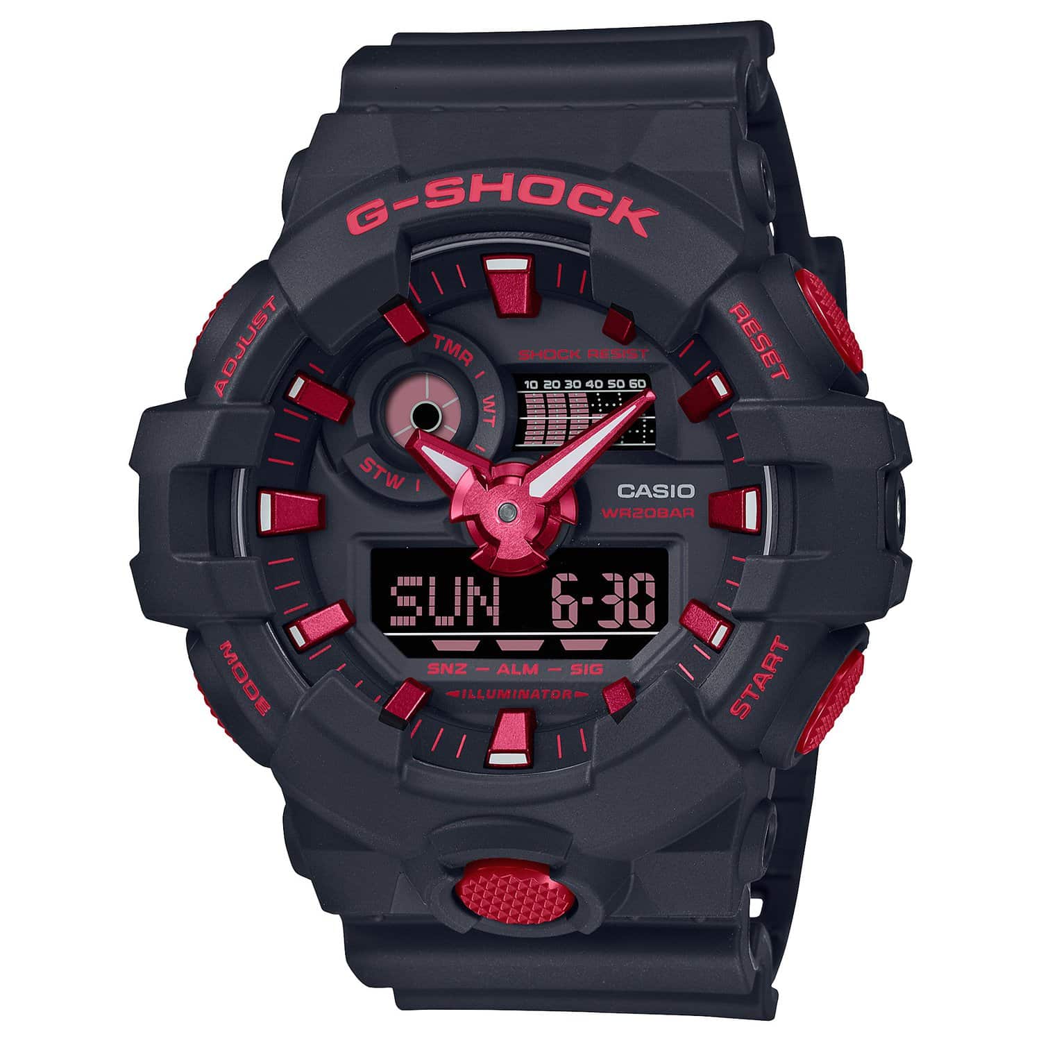 G-Shock Duo Black and Red 200mtr Watch_0