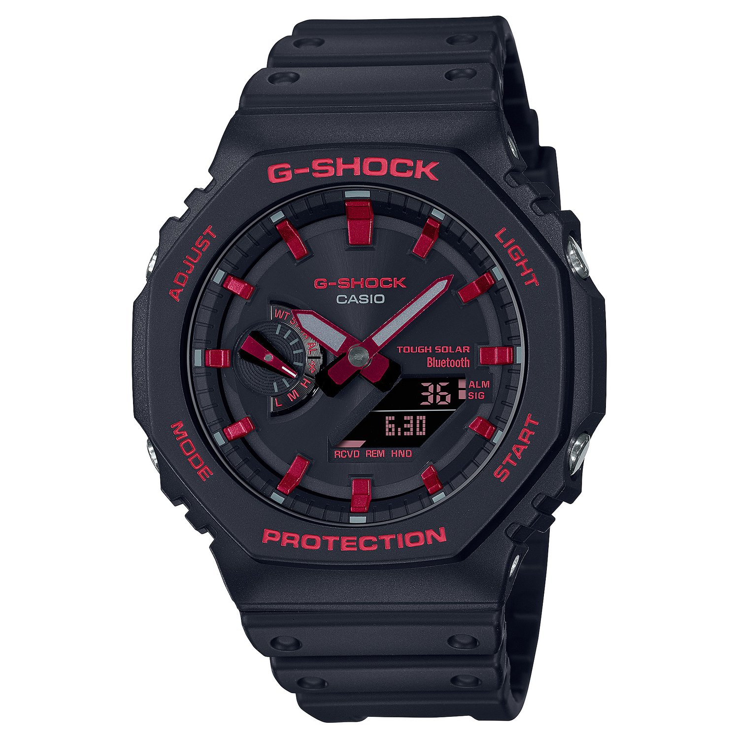 G-Shock Duo Solar Black and Red Watch_0