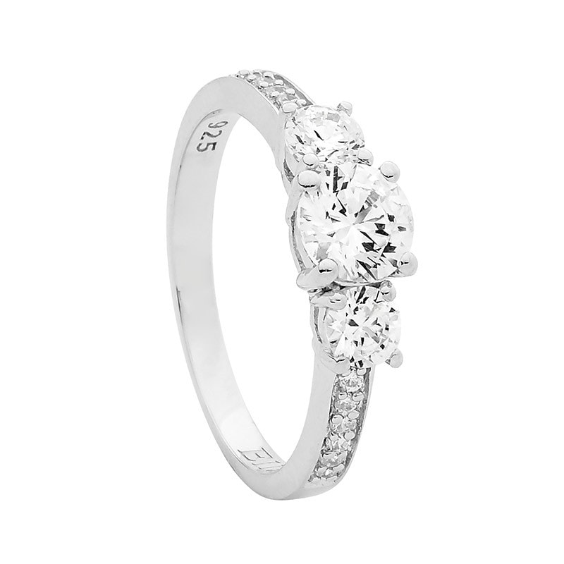 Ellani Silver CZ Ring_0