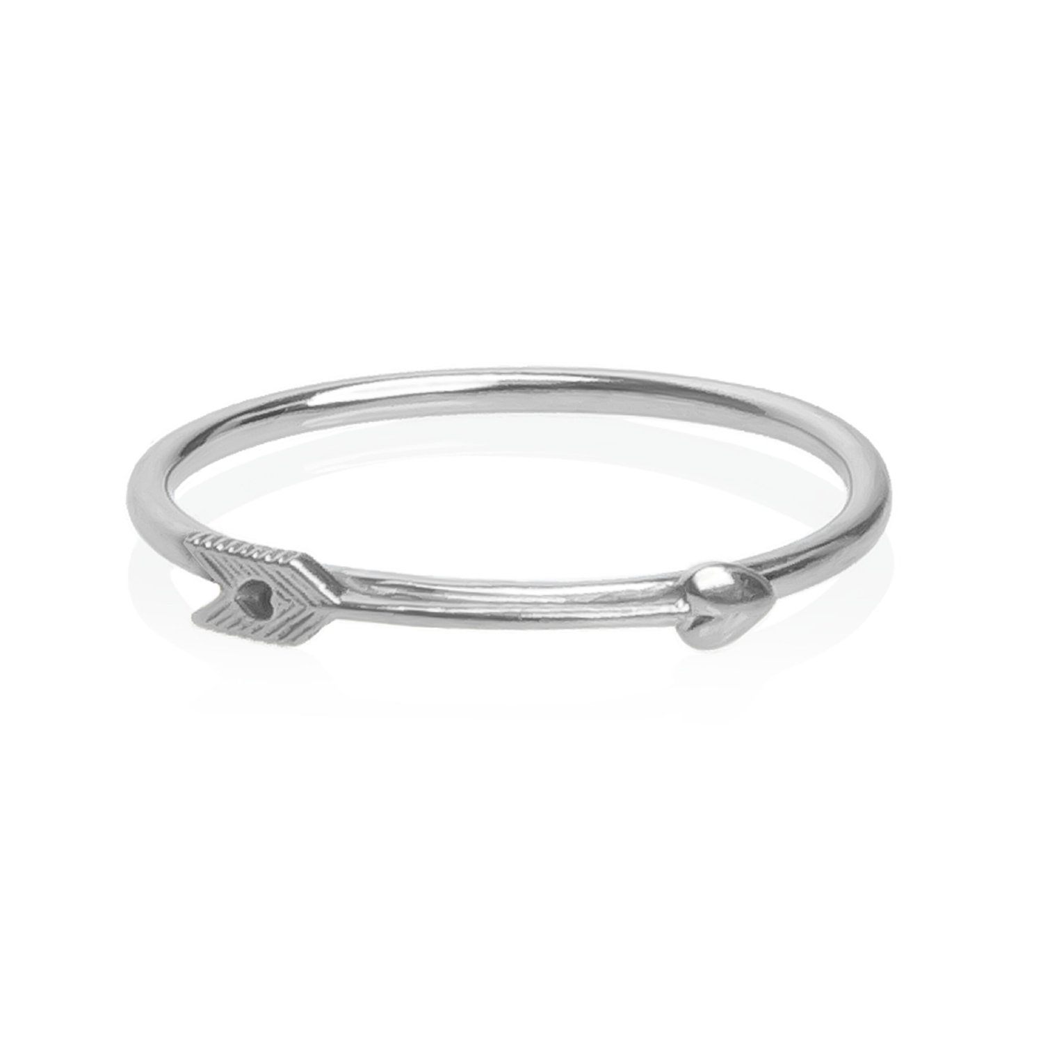 Boh Runga Silver Arrow Ring - Size O_0