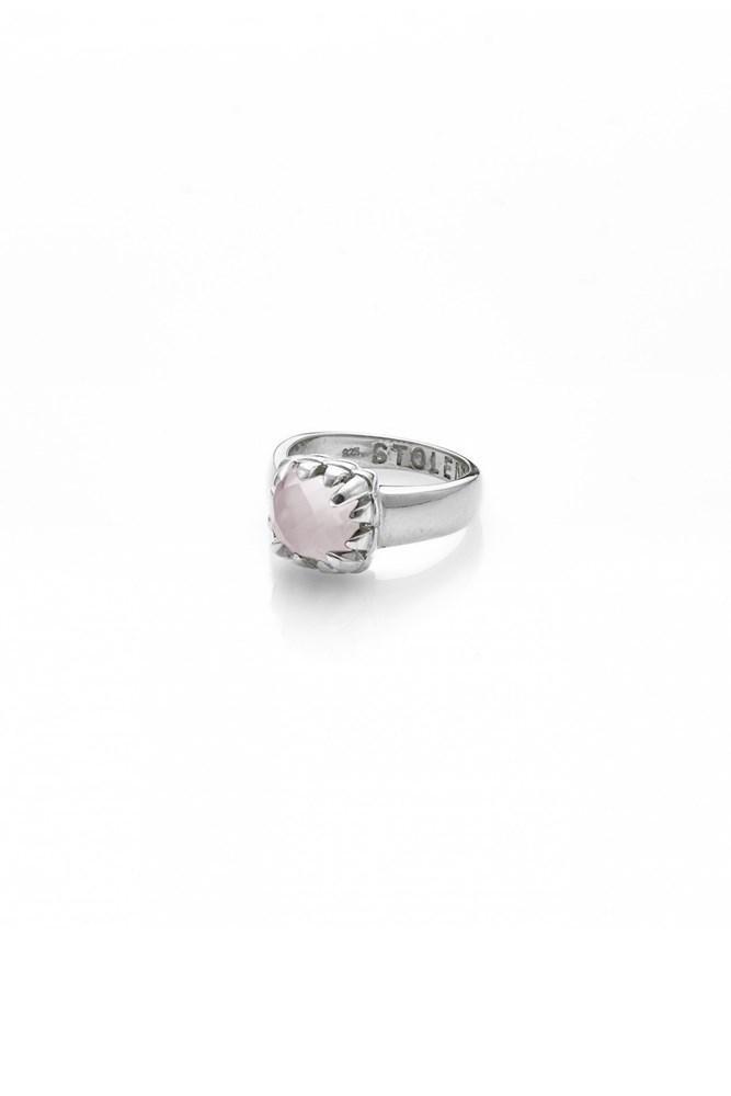Baby Claw Rose Quartz Ring_0