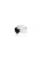 Stolen Girlfriends Club Sterling Silver Love Onyx Ring_0