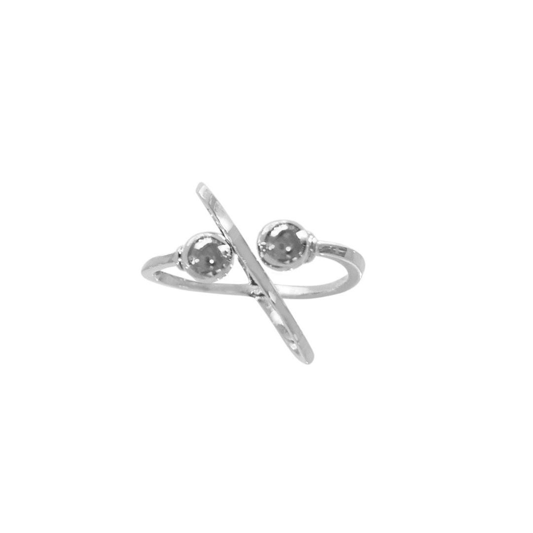 Fabuleux Vous Silver Perle Double Wrap Ring Silver_0