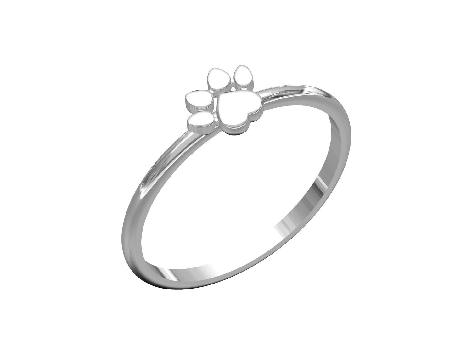 Unique Engagement Ring of a Dog's Paw Print! | Paw jewelry, Paw print ring,  Body jewelry shop