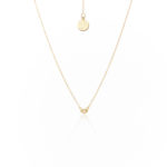 Superfine Necklace Keepsake Rose Quartz + Gold_0