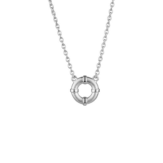 Life Buoy Necklace (Support) Silver_0