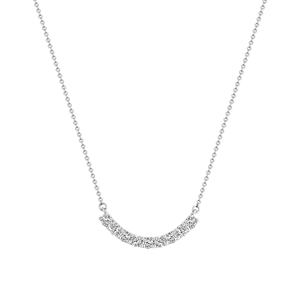 Stone set CZ Line Necklet_0