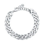 Chain Bracelet Standard Chain with White Crystals_0