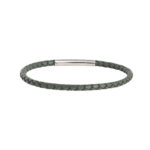 Evolve Leather Bracelet Green 19cm_0