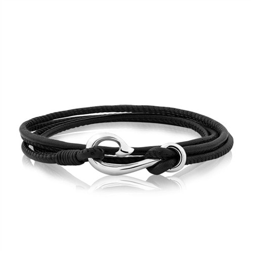 Evolve Safe Travel Black Wrap Bracelet 18cm_0