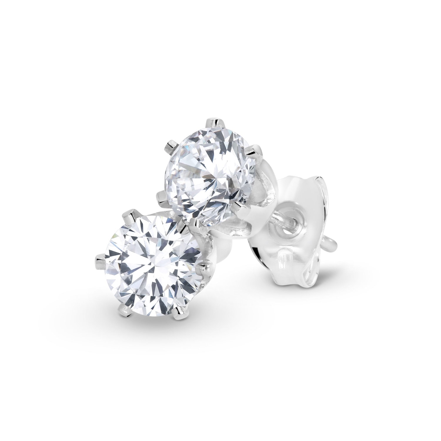 White CZ Studs_0