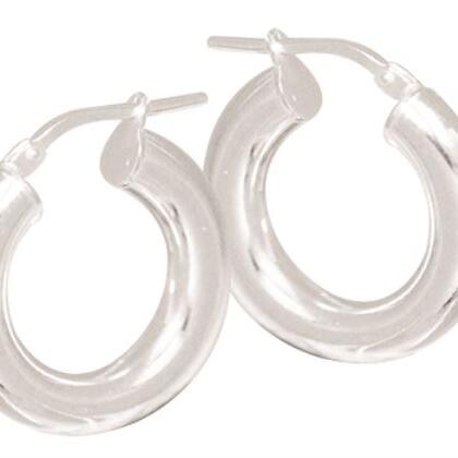 Silver Hoops 12mm_0