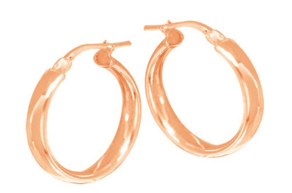 Rose Plated Hoops_0