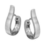 Sterling Silver Huggie Earrings_0