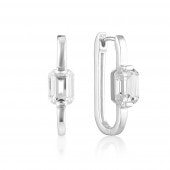 Georgini Emilio Silver Hoop Earrings_0