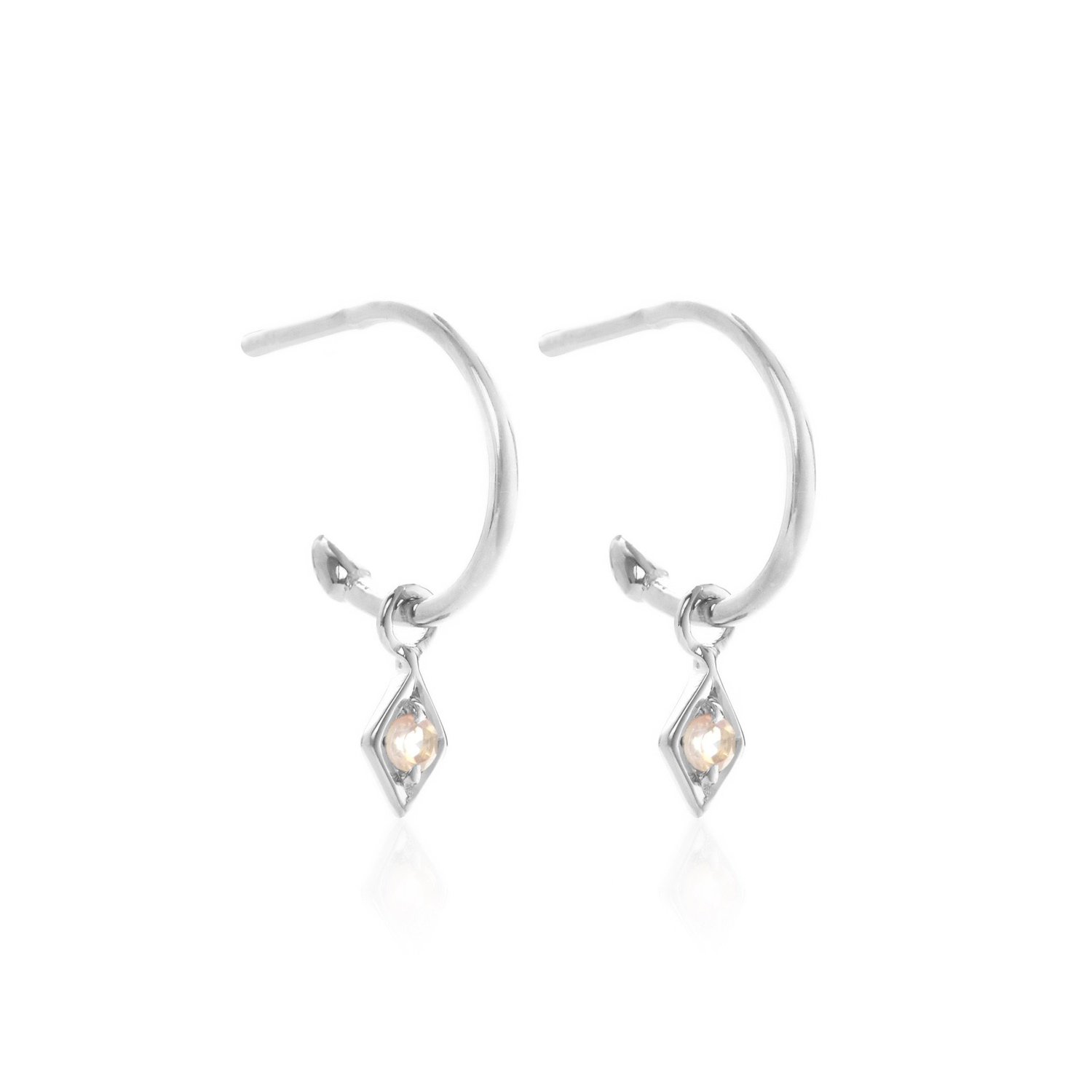 Buy Giva Sterling Silver Silver On A Wave Hoop Earrings For Women Online at  Best Prices in India - JioMart.