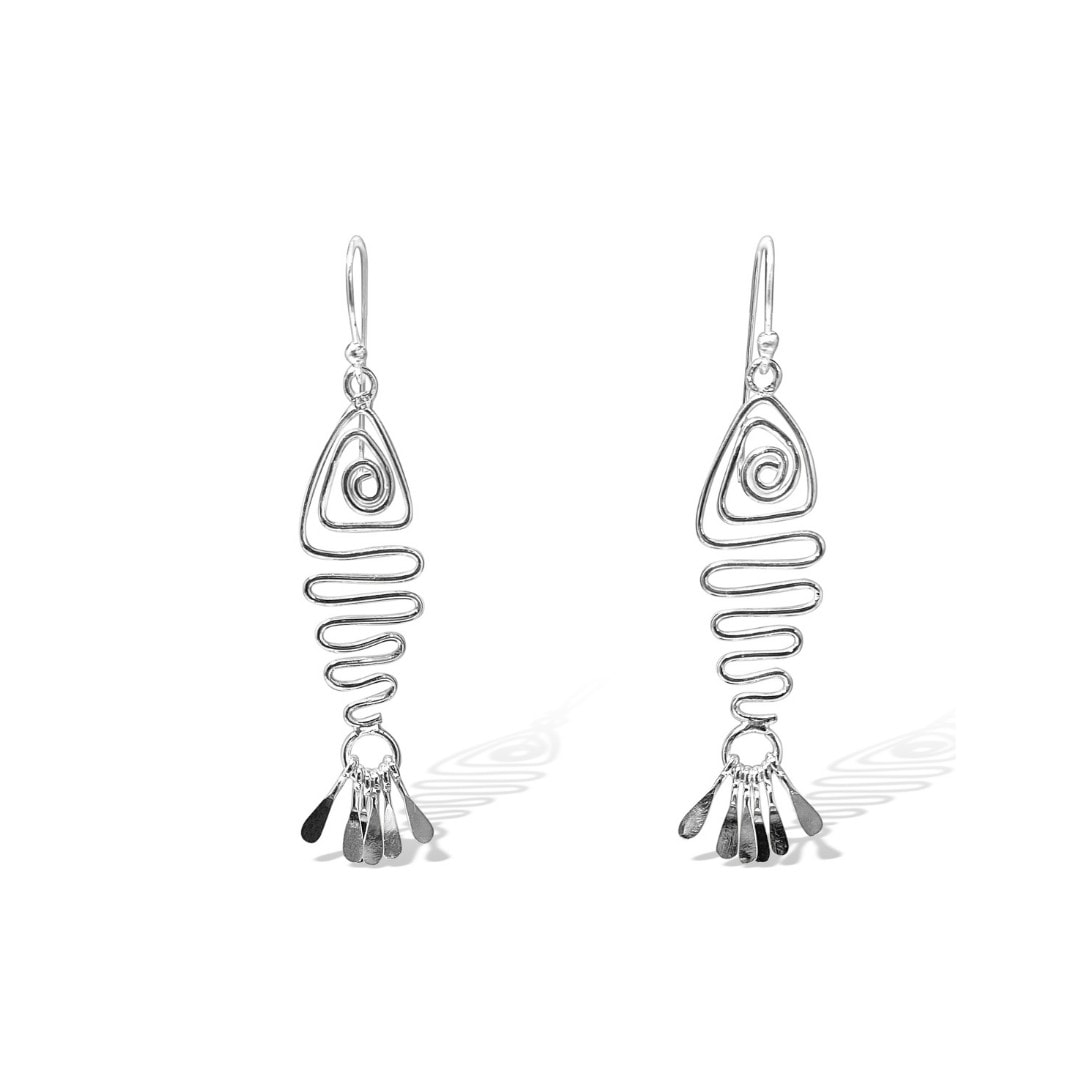 Fabuleux Vous Fish Sterling Silver Earrings_0