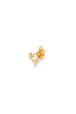 Gold Plated Tiny Stolen Heart Earrings_0
