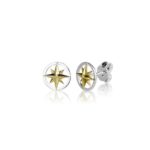 Compass Studs (Navigation - Silver & Gold)_0