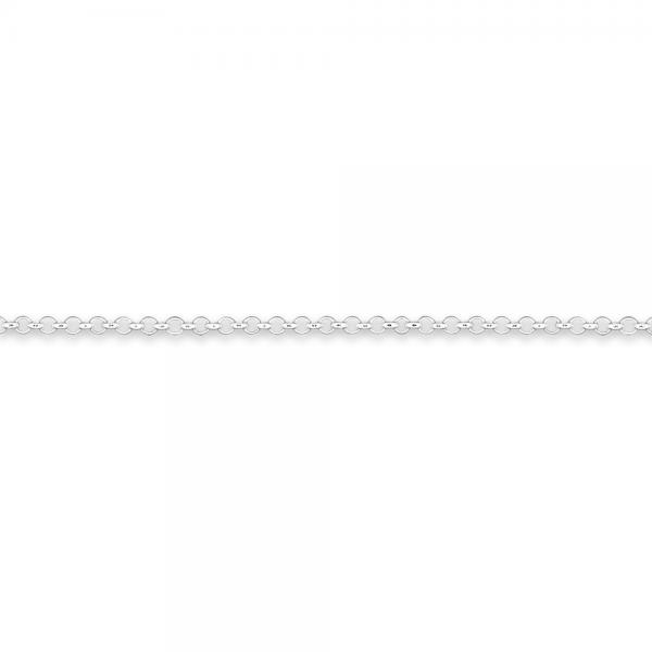 Sterling Silver B1 Round Belcher 45cm Chain_0