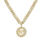 Chain Long Pendant Gold Plated with Eye Chain Charm_0