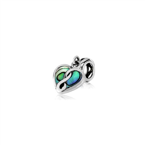 Evolve Eternity Paua Heart Charm_0