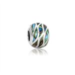 Ocean Paua Silver Charm_0