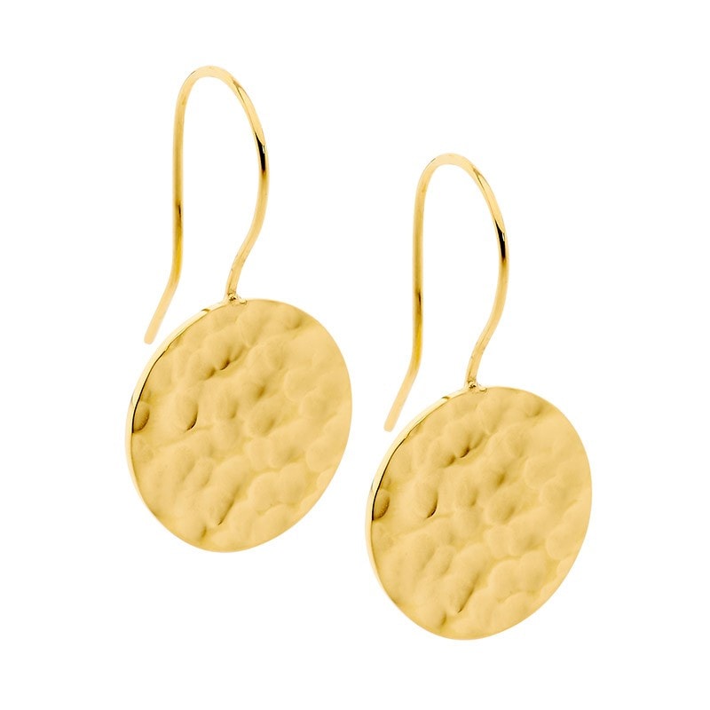 Ellani Yellow Plated Earrings_0