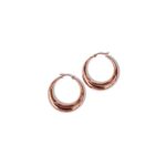 Hoops Rose Gold Hollow Hoops 30Mm_0