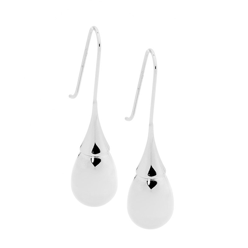 Stainless Steel Tear Drop Earrings_0