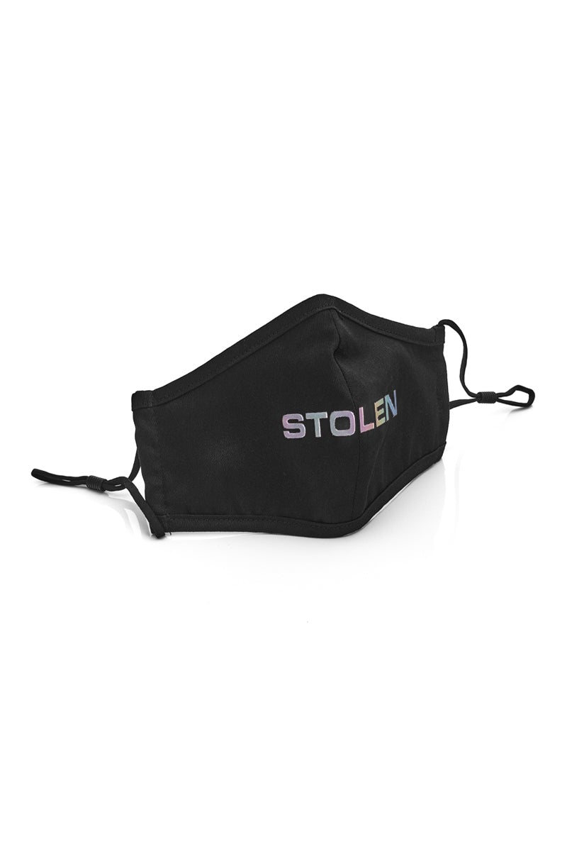 Stolen Black/Auroa Face mask Unisex_0