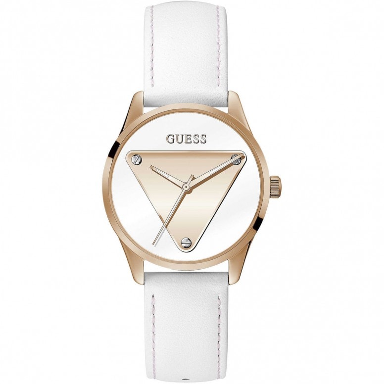 Guess Watch Rose And White Strap_0