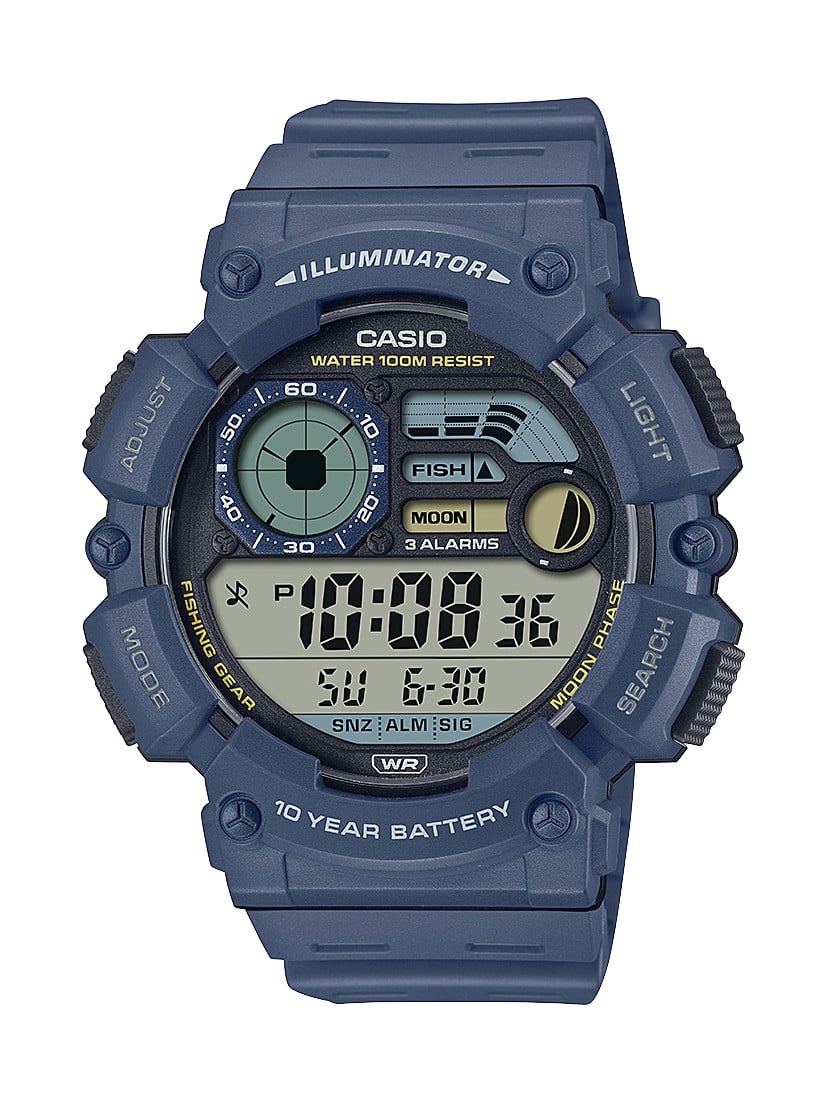 Casio Blue Digital Watch_0