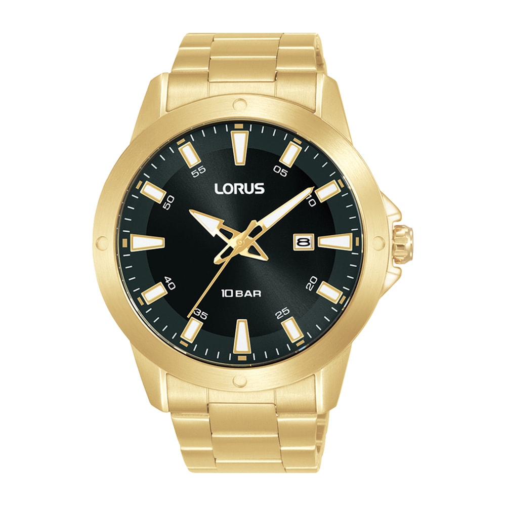 Lorus Gents Gold Analogue Watch_0