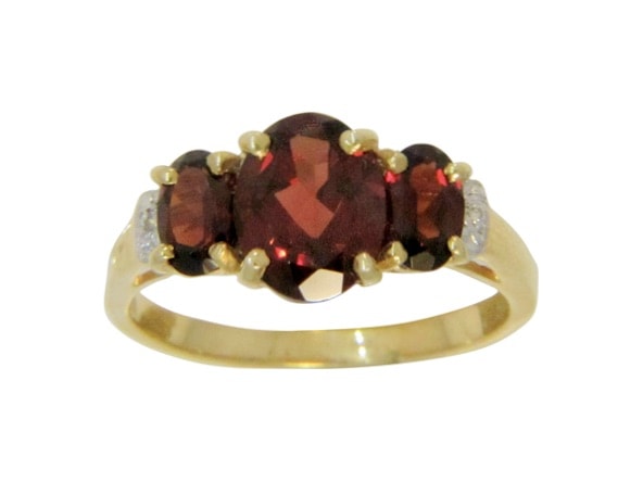 Diamond and Garnet Ring_0