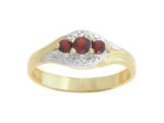 9ct Gold Ruby and Diamond Ring_0