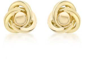 9ct Yellow Gold Stud Earrings_0