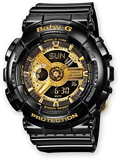 Baby G Black and Gold watch_0