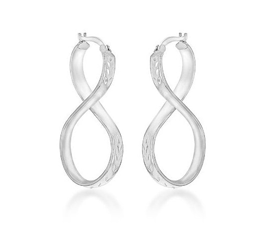 Sterling Silver Infinity Earrings_0