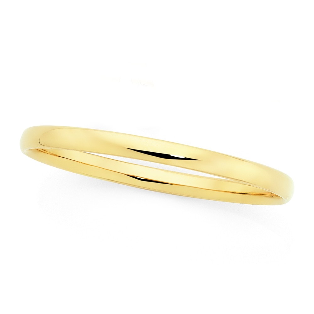 9ct Yellow Gold Comfort Curve Hand Made Bangle 14.92gms_0