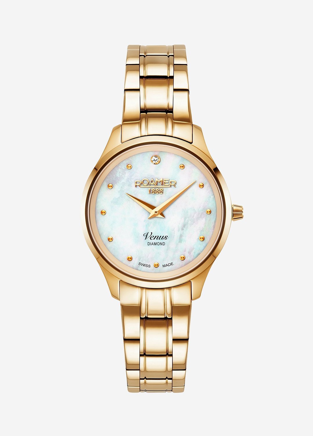 Roamer Gold Ladies Analogue Watch_0