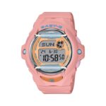 Baby-G Digital Watch Orange/Blue with Pink Strap_0