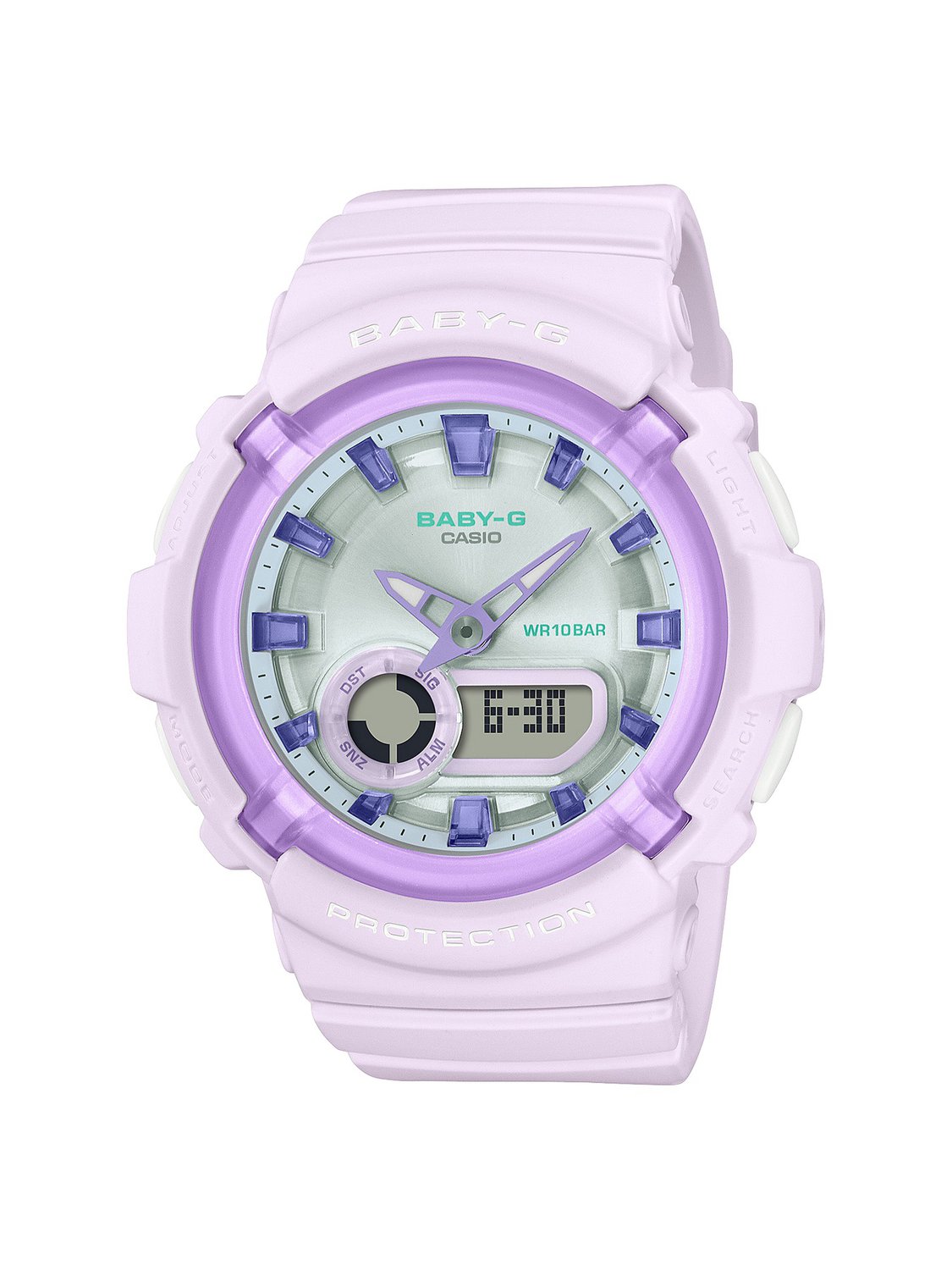 Baby-G Pink and Purple Analogue Watch_0