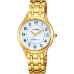 Lorus Ladies Gold Analogue Watch 50m_0