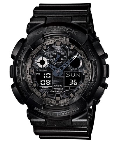 G-Shock Black and Camo Analogue and Digital Watch_0