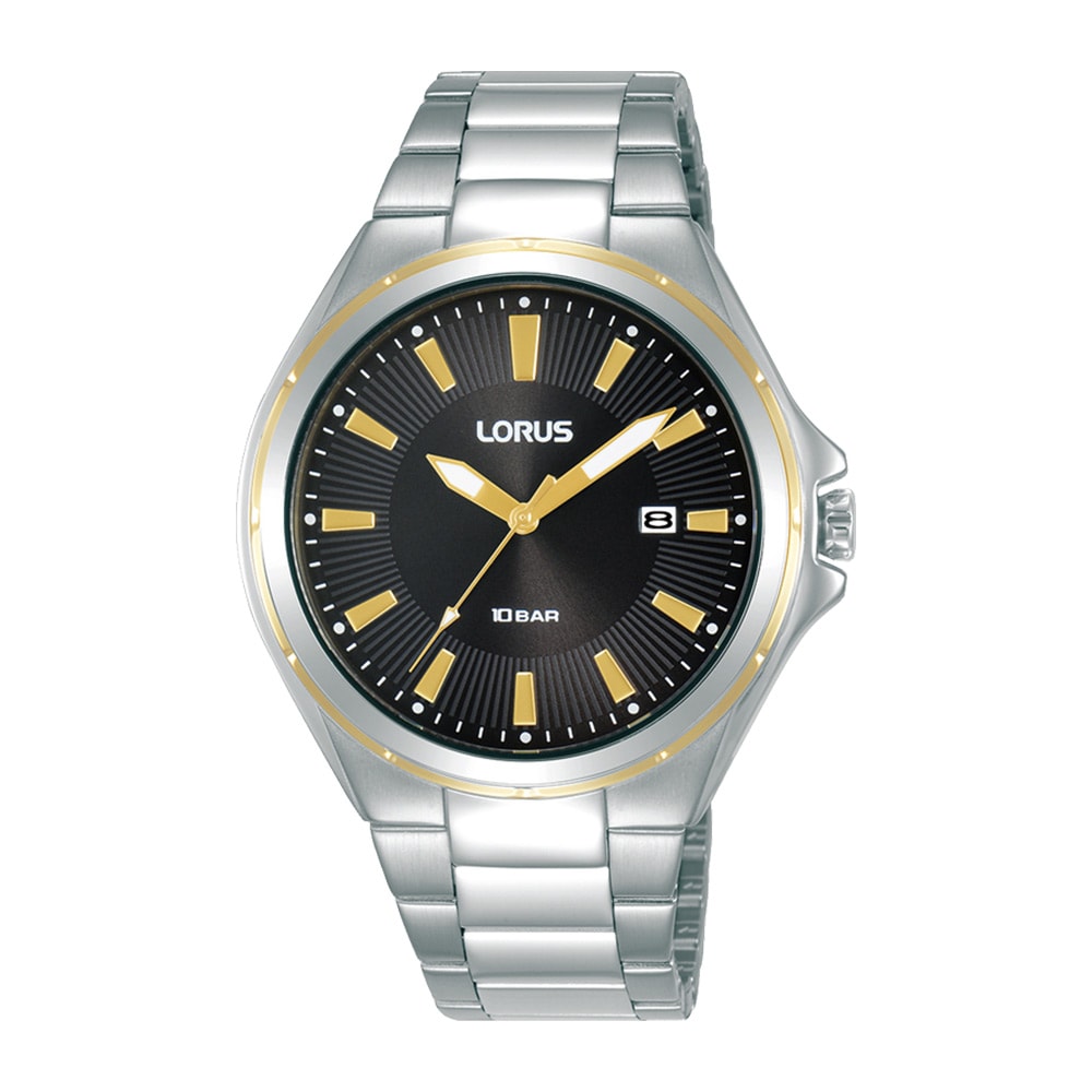 Lorus Mens Two Tone Analogue Watch_0