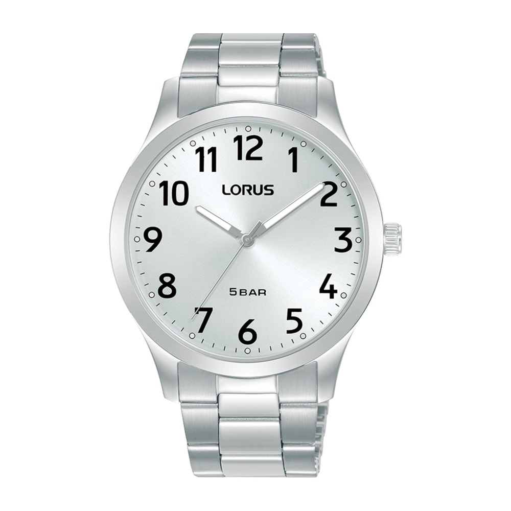 Lorus Mens Silver Analogue 50m_0