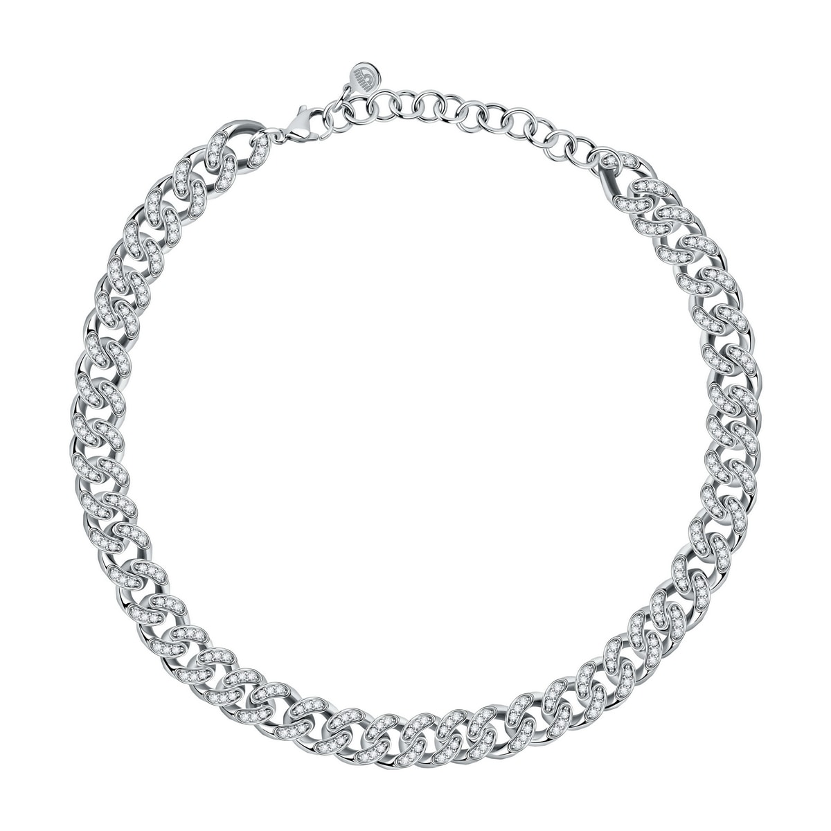 Chiara Ferragni Sterling Silver and Cubic Zirconia Necklace_0